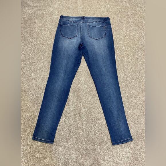 grunge street Democracy Ab Solution distress high rise skinny jean womens sz 14 - Picture 2 of 13